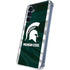 Michigan State University Away Grey Jersey Galaxy A35 5G Clear Case